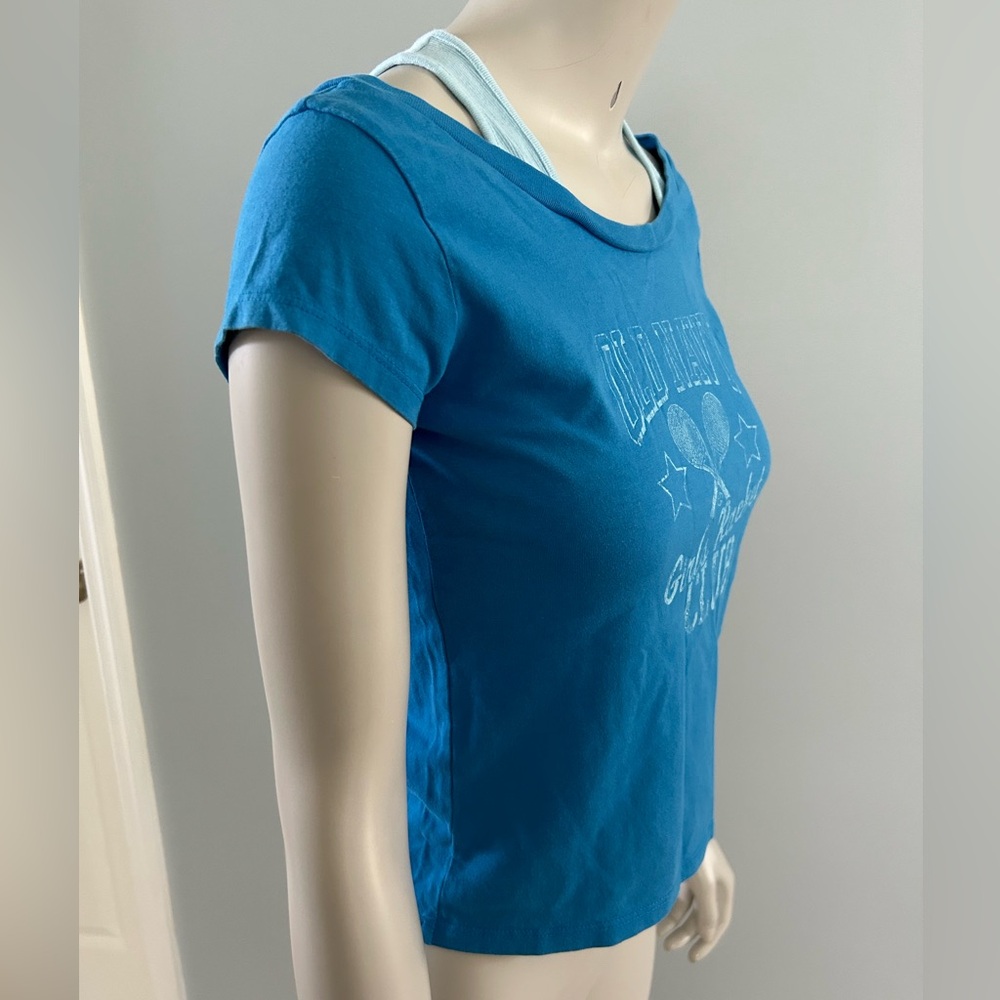 🦋 5/$25 - Old Navy Girls Racket Club Tee - Size XL - VTG Summer 2005 Collection - Picture 13 of 14